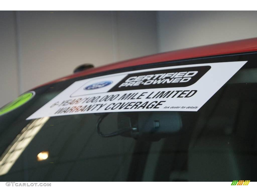 2008 F150 Lariat SuperCab 4x4 - Bright Red / Tan photo #16