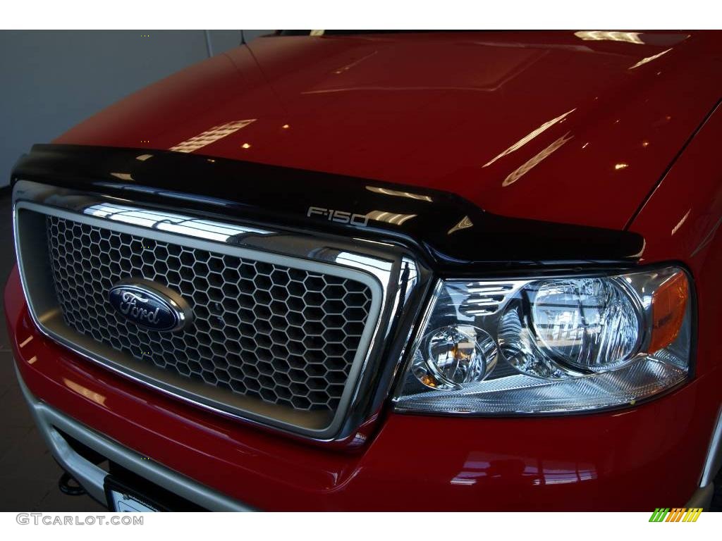 2008 F150 Lariat SuperCab 4x4 - Bright Red / Tan photo #17