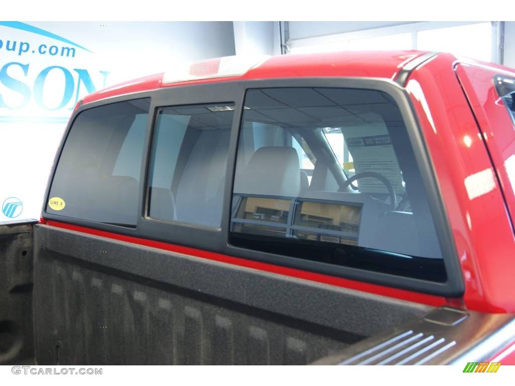 2008 F150 Lariat SuperCab 4x4 - Bright Red / Tan photo #24