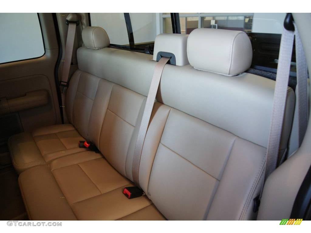 2008 F150 Lariat SuperCab 4x4 - Bright Red / Tan photo #38