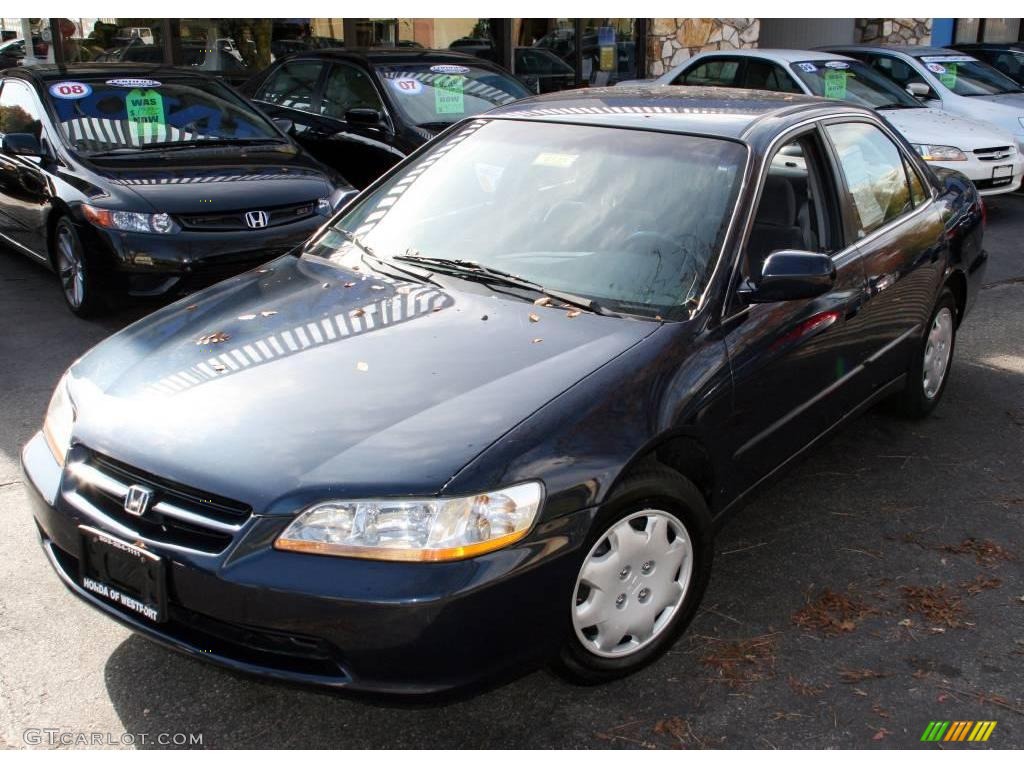 2000 Accord LX Sedan - Deep Velvet Blue Pearl / Quartz photo #1