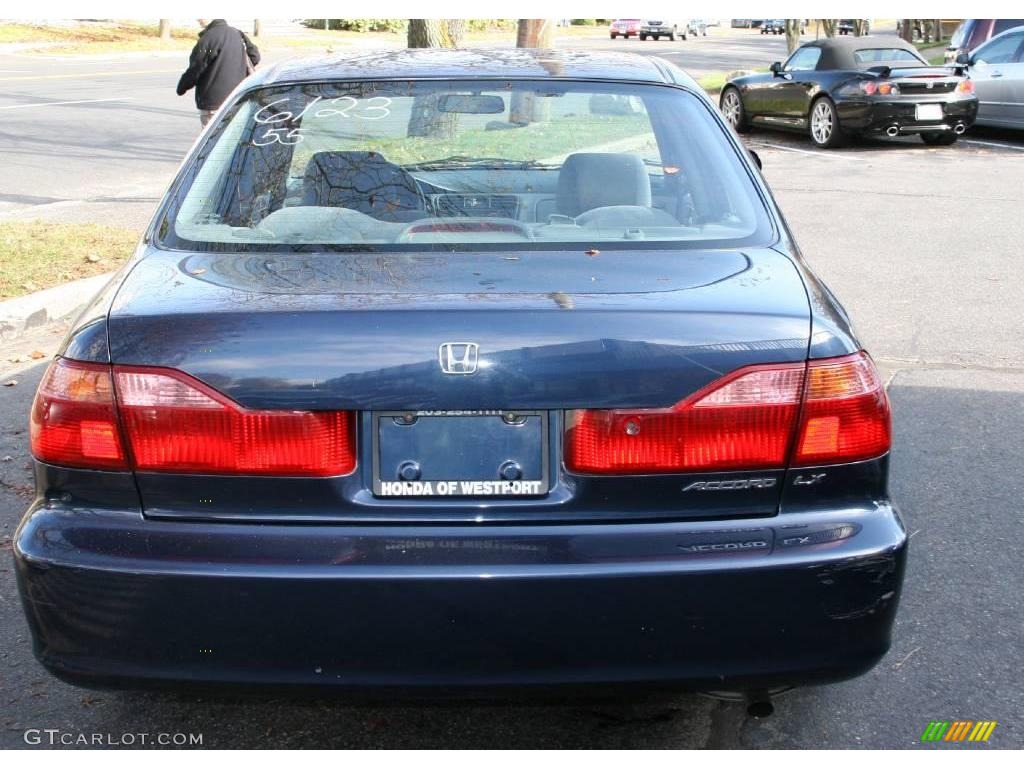 2000 Accord LX Sedan - Deep Velvet Blue Pearl / Quartz photo #6