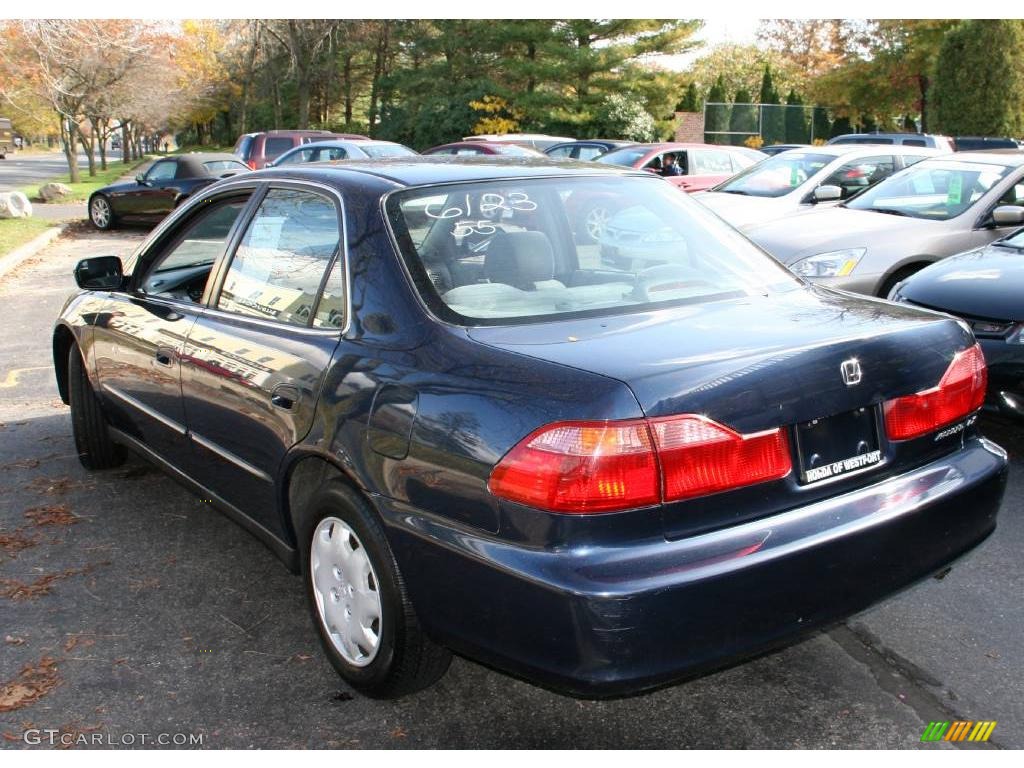 2000 Accord LX Sedan - Deep Velvet Blue Pearl / Quartz photo #7