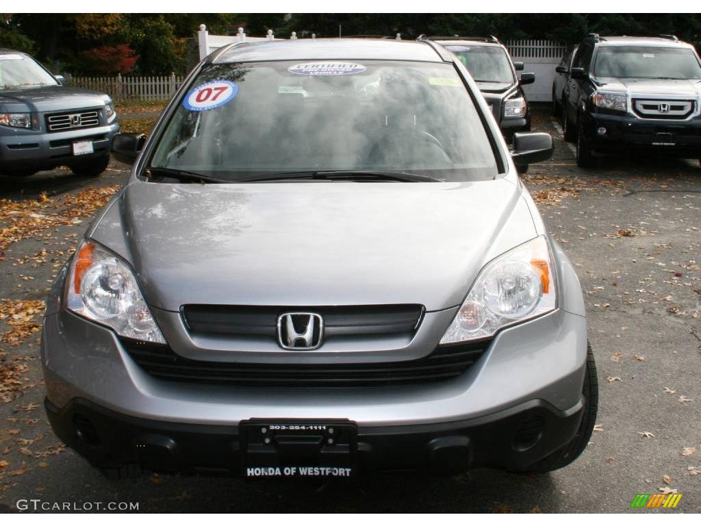 2007 CR-V LX 4WD - Whistler Silver Metallic / Gray photo #2