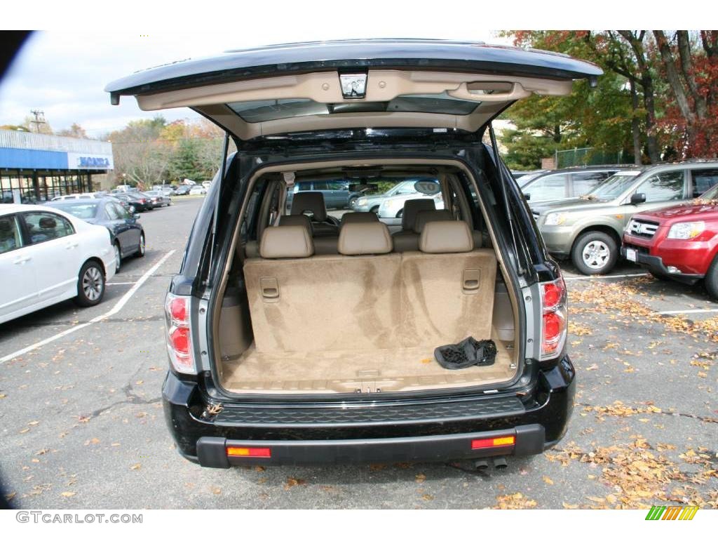 2007 Pilot EX-L 4WD - Formal Black / Saddle photo #7