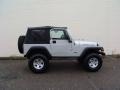 2004 Bright Silver Metallic Jeep Wrangler Rubicon 4x4  photo #3