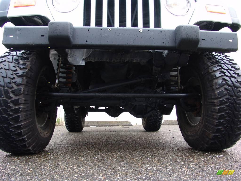 2004 Wrangler Rubicon 4x4 - Bright Silver Metallic / Dark Slate Gray photo #7