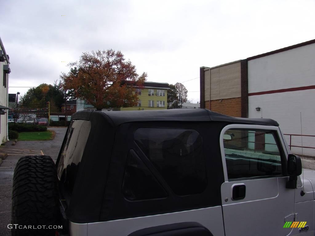 2004 Wrangler Rubicon 4x4 - Bright Silver Metallic / Dark Slate Gray photo #19
