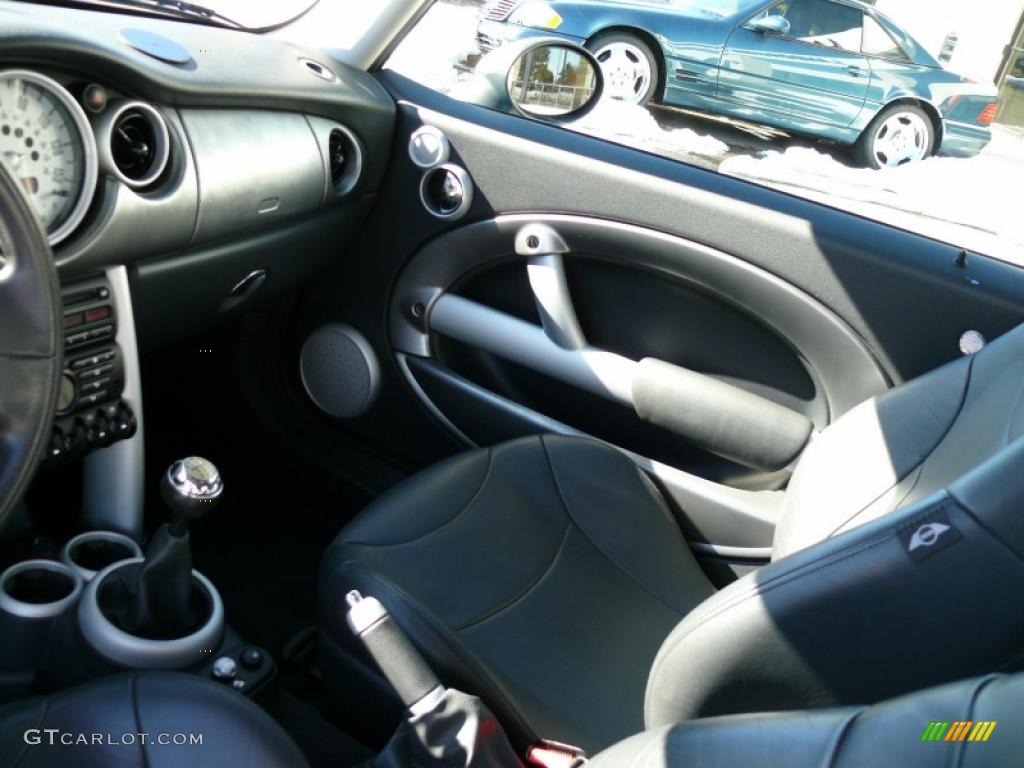 2002 Cooper S Hardtop - Electric Blue Metallic / Panther Black photo #14