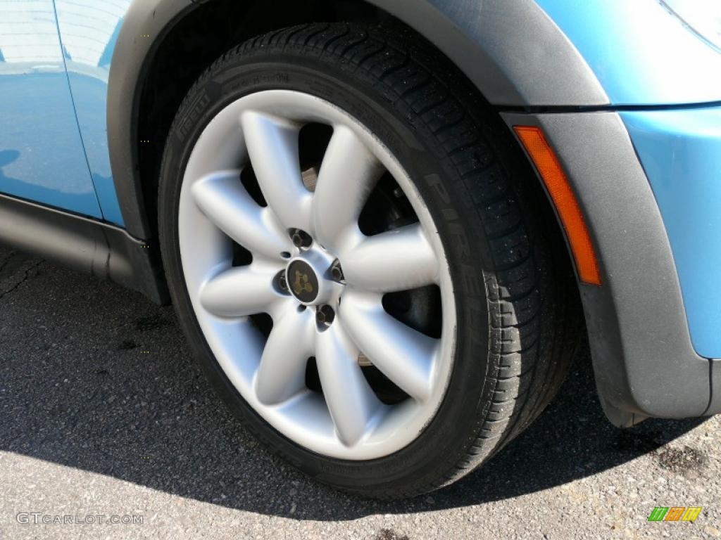 2002 Cooper S Hardtop - Electric Blue Metallic / Panther Black photo #25