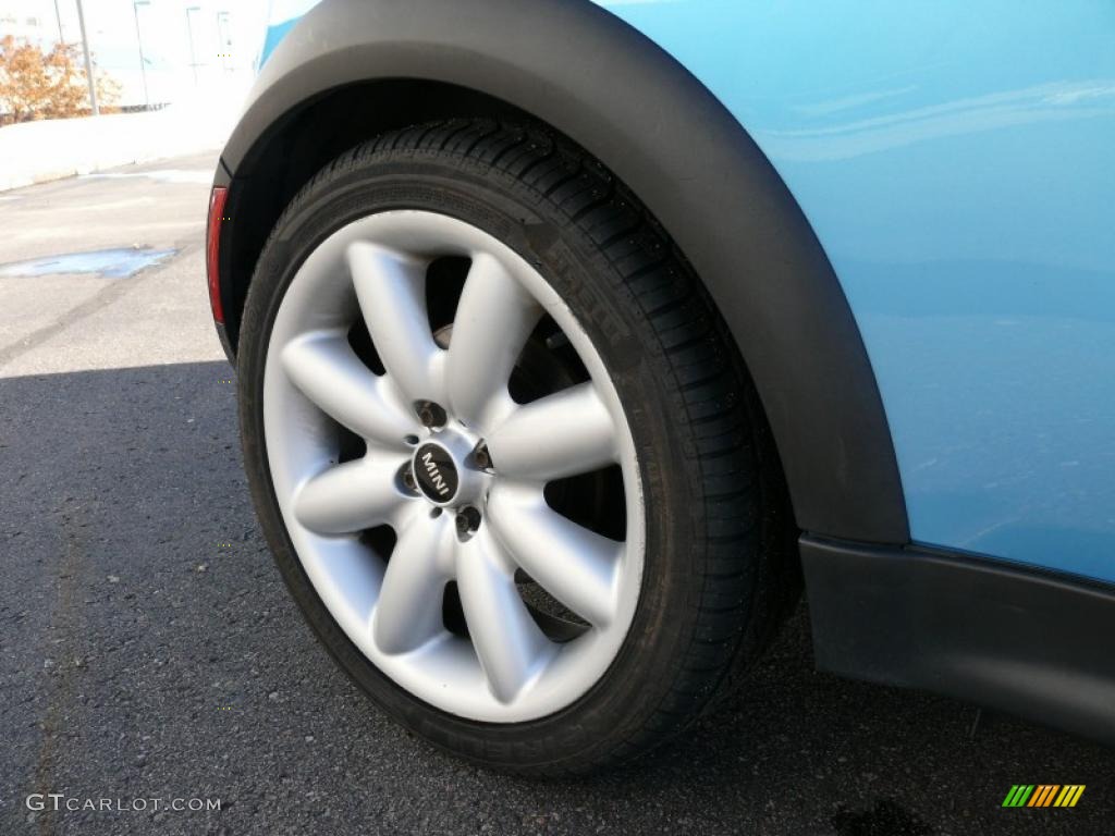 2002 Cooper S Hardtop - Electric Blue Metallic / Panther Black photo #26