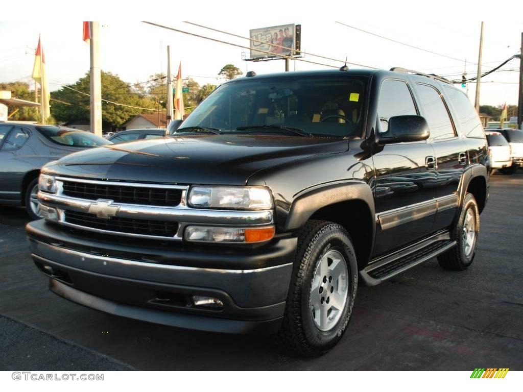 2005 Tahoe LT 4x4 - Black / Gray/Dark Charcoal photo #3