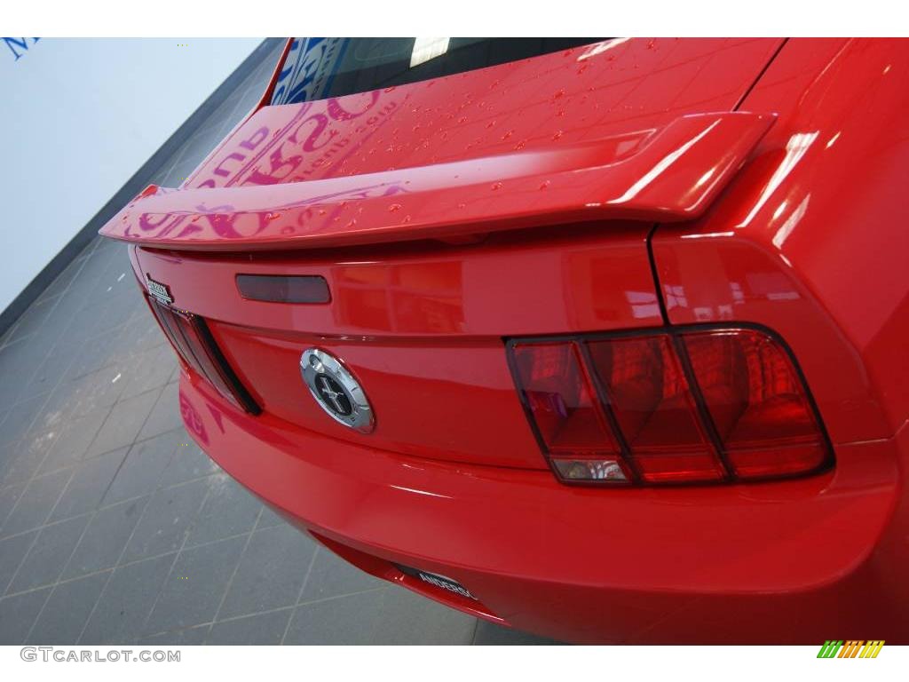 2005 Mustang V6 Premium Coupe - Torch Red / Dark Charcoal photo #19