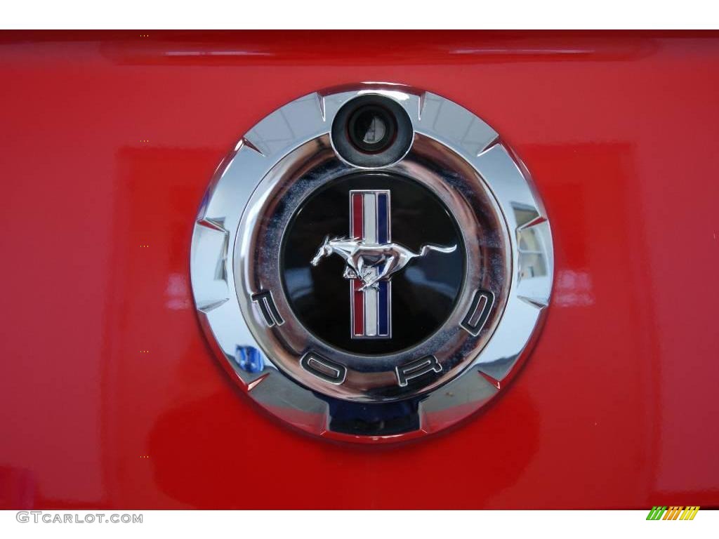 2005 Mustang V6 Premium Coupe - Torch Red / Dark Charcoal photo #20