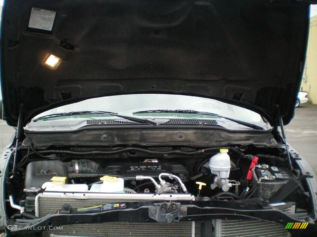 2007 Ram 1500 SLT Quad Cab 4x4 - Brilliant Black Crystal Pearl / Medium Slate Gray photo #15