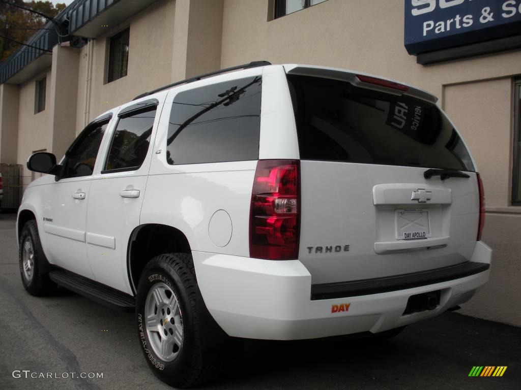 2007 Tahoe LS 4x4 - Summit White / Dark Titanium/Light Titanium photo #4