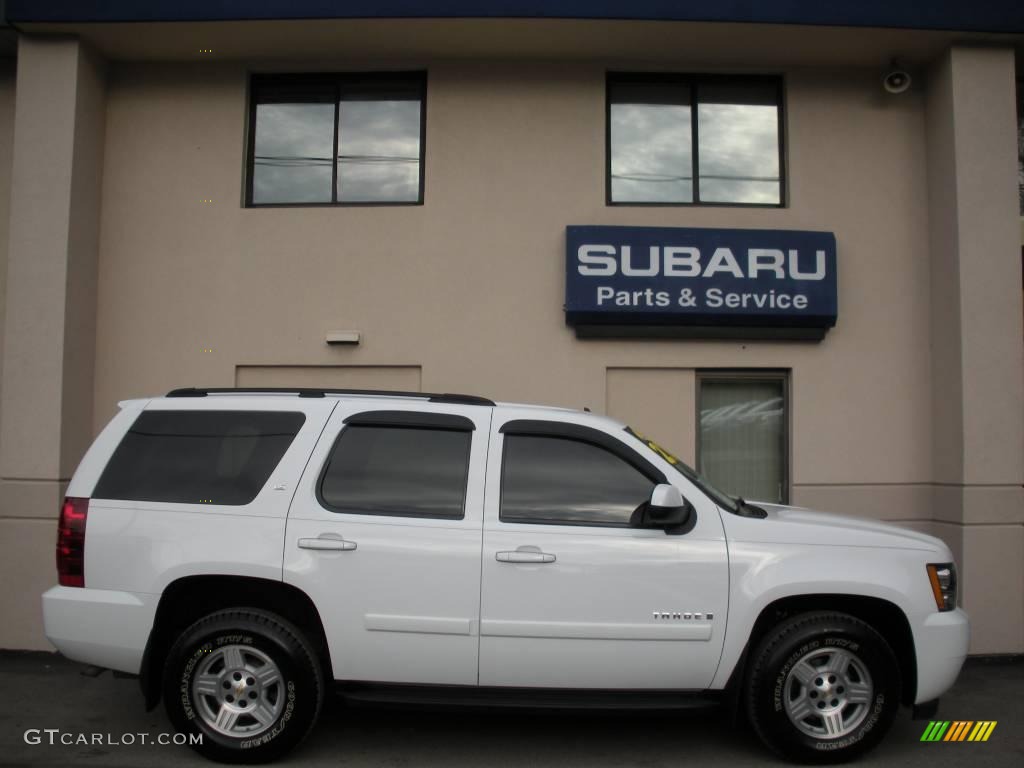 2007 Tahoe LS 4x4 - Summit White / Dark Titanium/Light Titanium photo #5