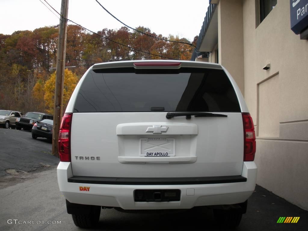 2007 Tahoe LS 4x4 - Summit White / Dark Titanium/Light Titanium photo #8