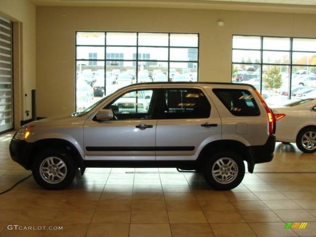 2002 CR-V EX 4WD - Satin Silver Metallic / Black photo #1