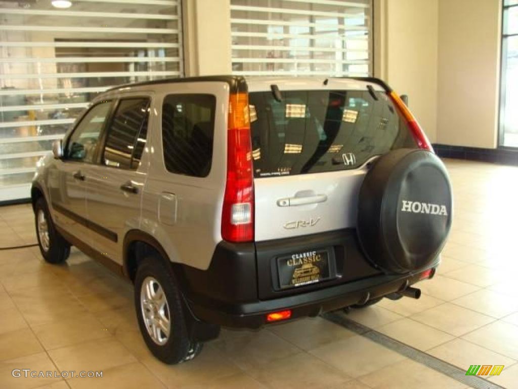 2002 CR-V EX 4WD - Satin Silver Metallic / Black photo #5