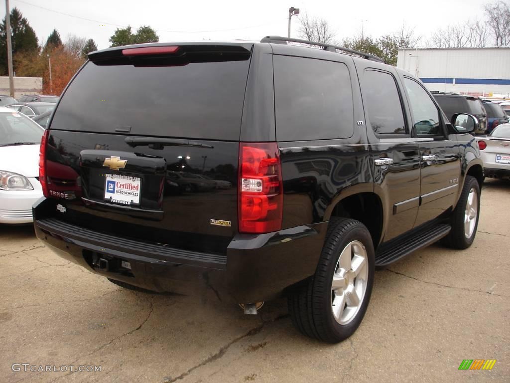2007 Tahoe LTZ 4x4 - Black / Ebony photo #4