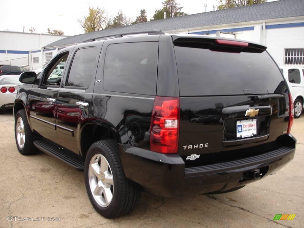 2007 Tahoe LTZ 4x4 - Black / Ebony photo #5