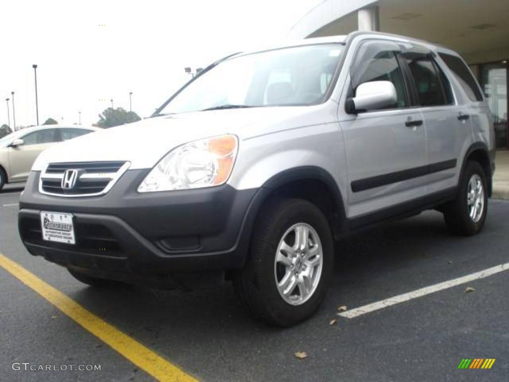 2003 CR-V EX 4WD - Satin Silver Metallic / Black photo #1