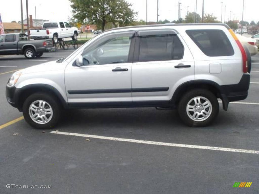 2003 CR-V EX 4WD - Satin Silver Metallic / Black photo #2