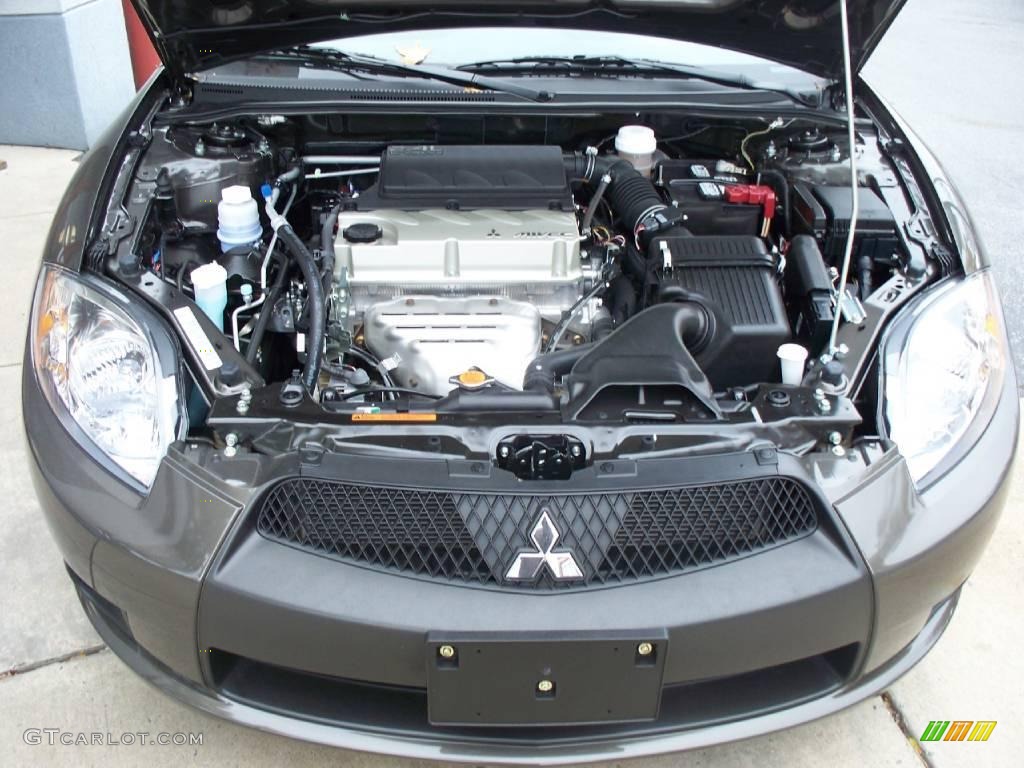 2010 Eclipse GS Coupe - Carbon Pearl / Dark Charcoal photo #22