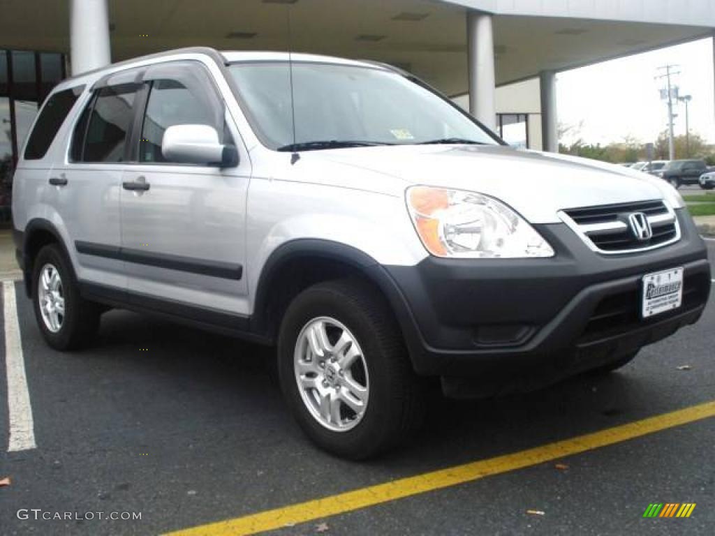 2003 CR-V EX 4WD - Satin Silver Metallic / Black photo #8