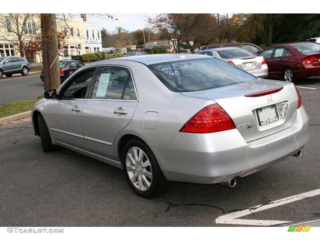 2006 Accord EX-L V6 Sedan - Alabaster Silver Metallic / Black photo #8