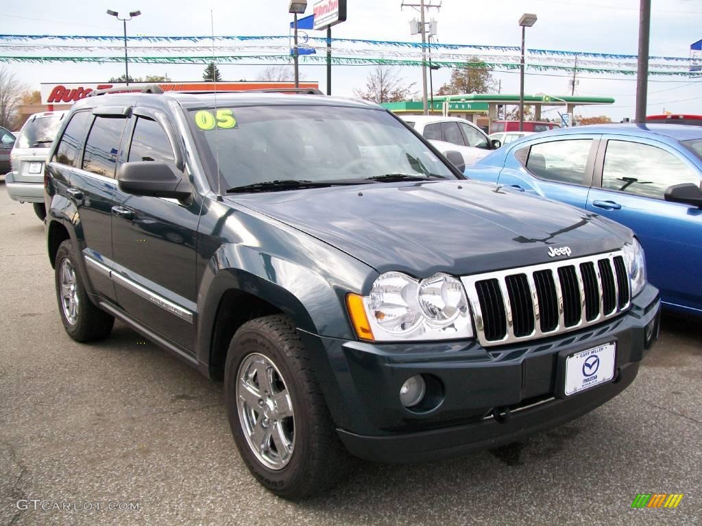 2005 Grand Cherokee Limited 4x4 - Deep Beryl Green Pearl / Medium Slate Gray photo #7