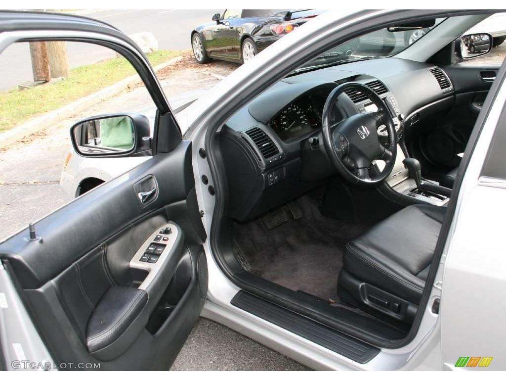 2006 Accord EX-L V6 Sedan - Alabaster Silver Metallic / Black photo #10
