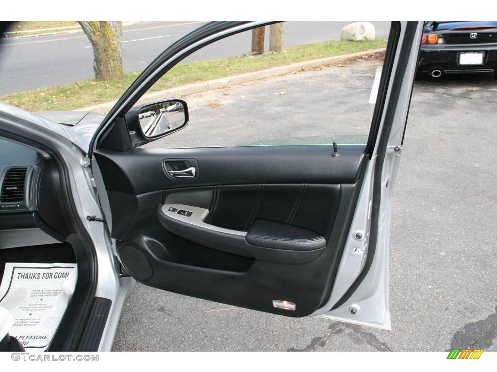 2006 Accord EX-L V6 Sedan - Alabaster Silver Metallic / Black photo #14