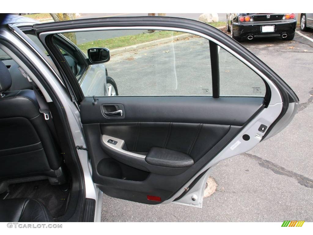2006 Accord EX-L V6 Sedan - Alabaster Silver Metallic / Black photo #15