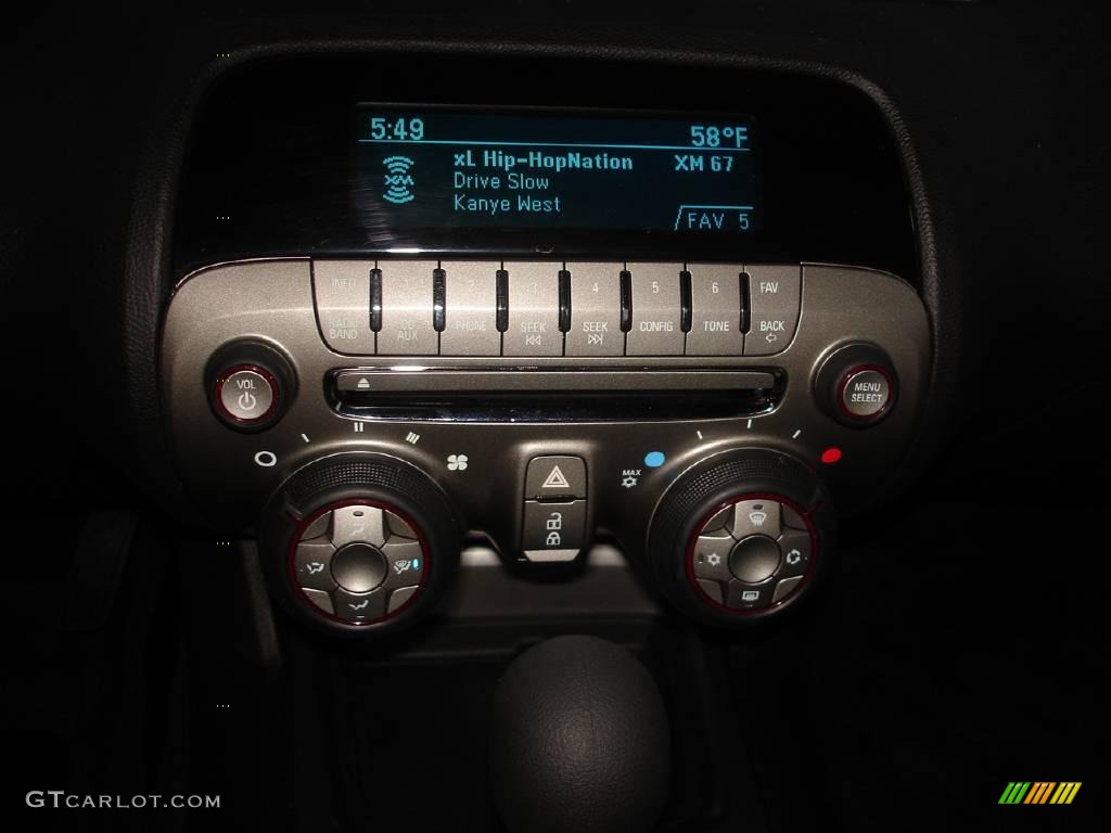 2010 Camaro LT Coupe - Black / Black photo #12