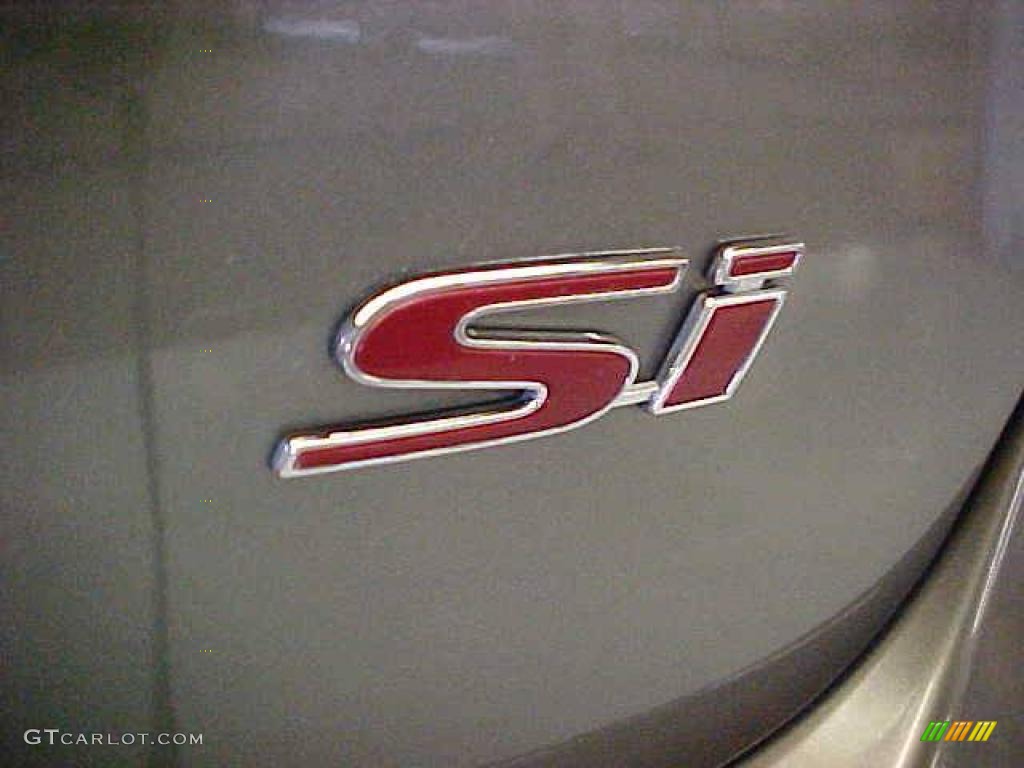2007 Civic Si Sedan - Galaxy Gray Metallic / Black photo #21