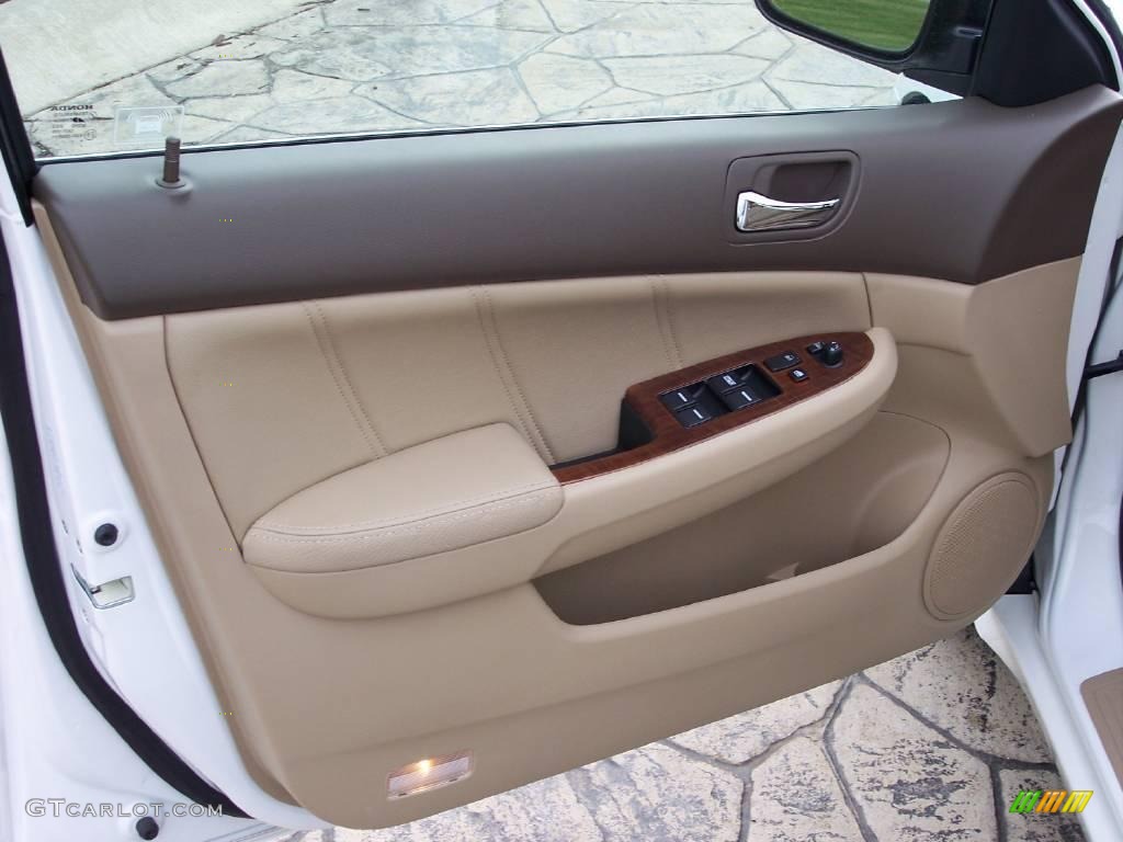 2007 Accord EX-L Sedan - Taffeta White / Ivory photo #12