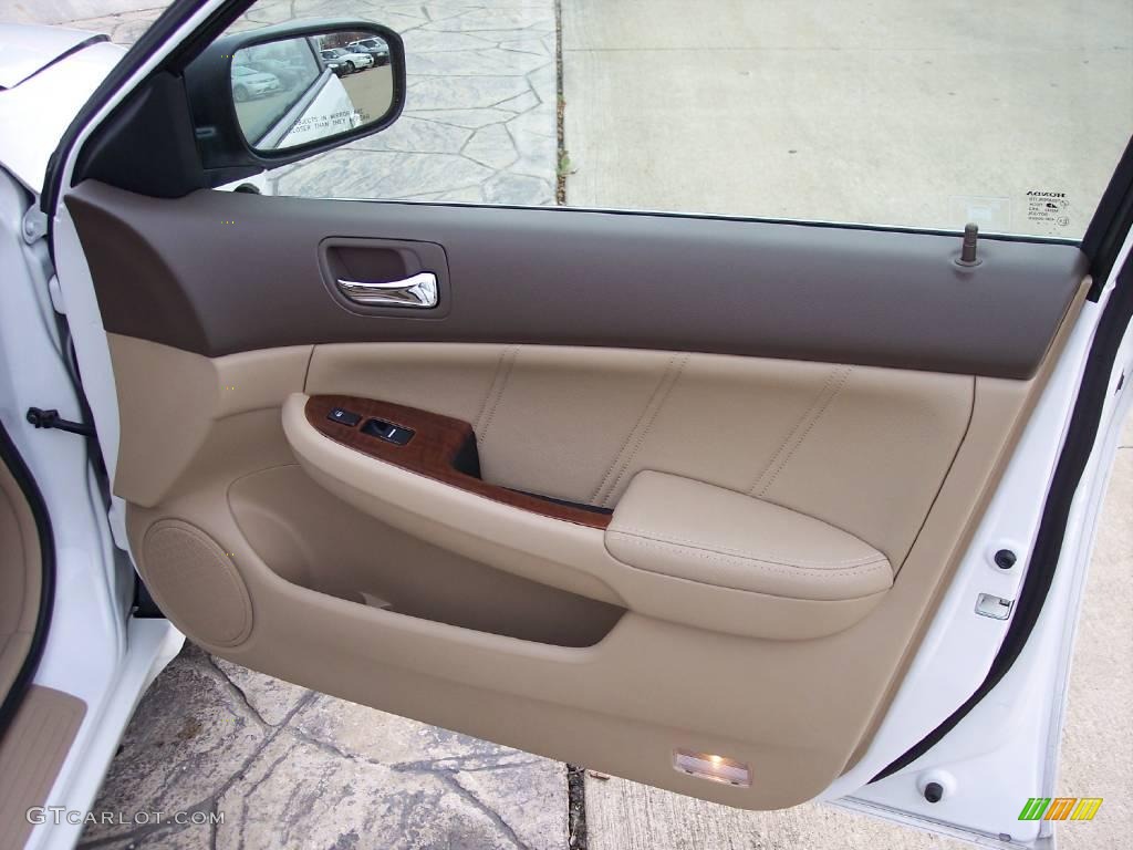 2007 Accord EX-L Sedan - Taffeta White / Ivory photo #21