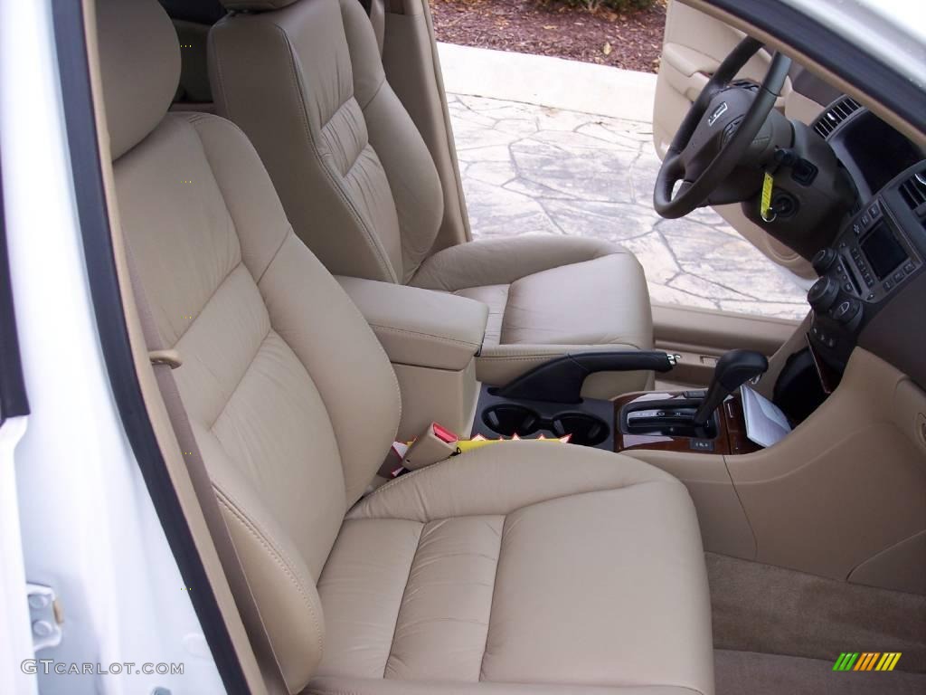 2007 Accord EX-L Sedan - Taffeta White / Ivory photo #22