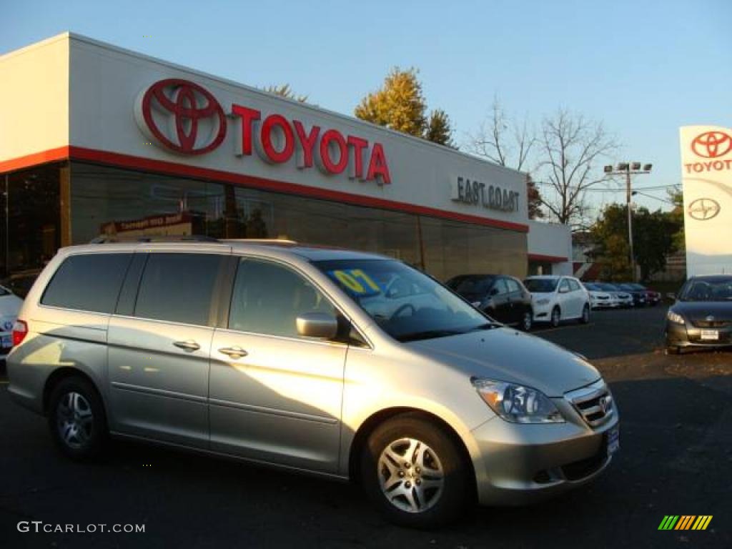 2007 Odyssey EX-L - Silver Pearl Metallic / Black photo #1