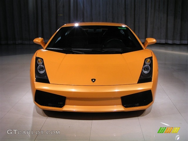 2004 Gallardo Coupe - Pearl Orange / Black photo #4