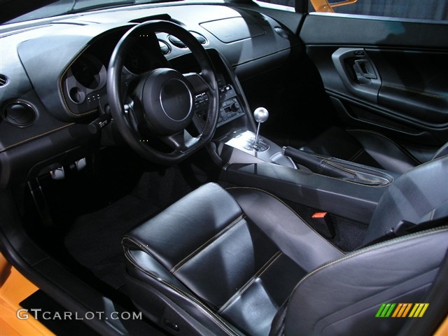 2004 Gallardo Coupe - Pearl Orange / Black photo #6
