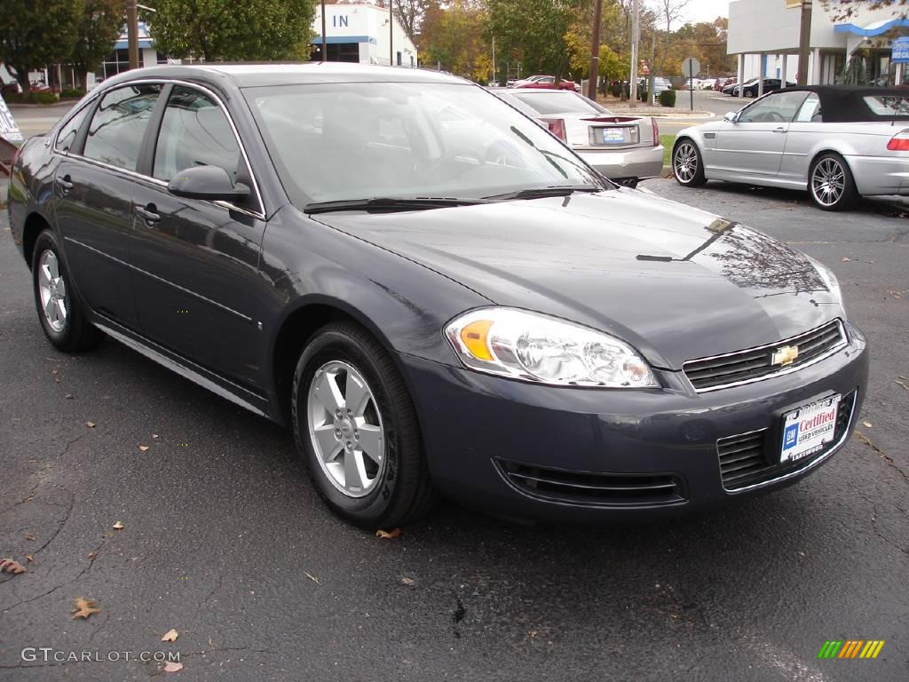2009 Impala LT - Slate Metallic / Ebony photo #2