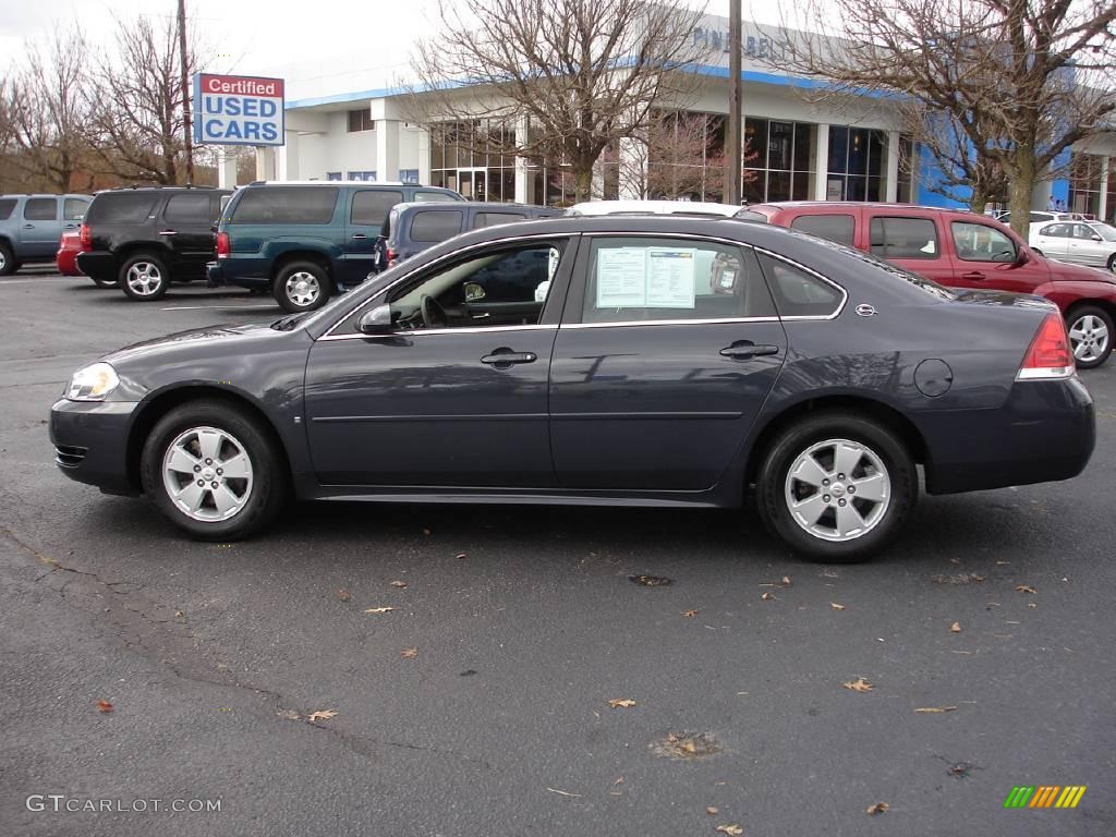 2009 Impala LT - Slate Metallic / Ebony photo #3