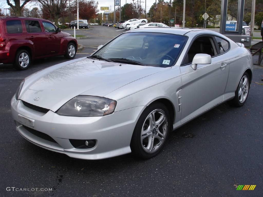 2006 Tiburon GT - Sterling Silver Metallic / Black photo #1