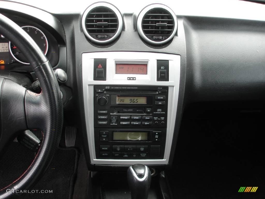 2006 Tiburon GT - Sterling Silver Metallic / Black photo #12