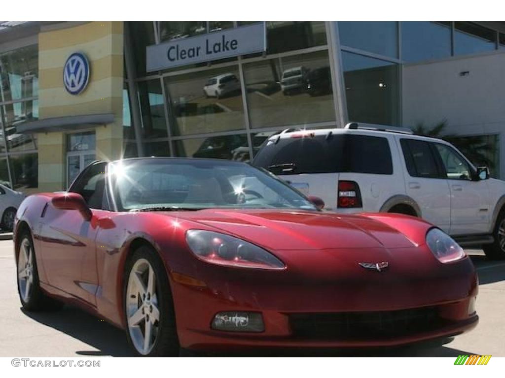 2005 Corvette Coupe - Magnetic Red Metallic / Cashmere photo #1