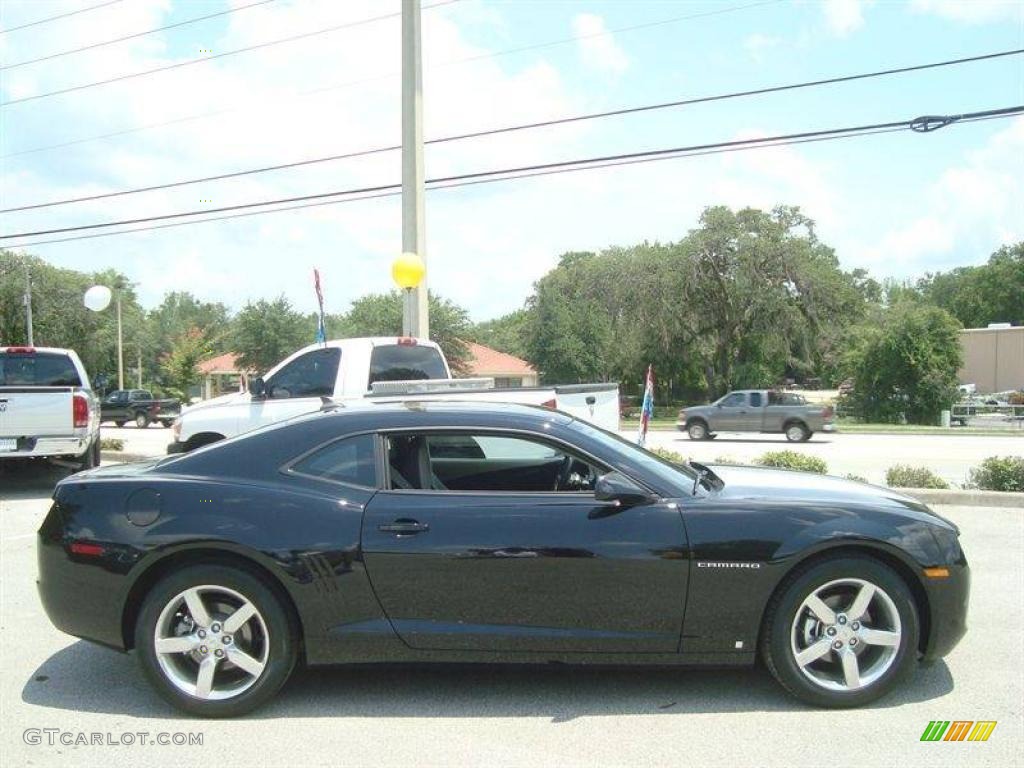 2010 Camaro LT Coupe - Black / Black photo #9