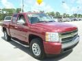 2007 Sport Red Metallic Chevrolet Silverado 1500 LT Extended Cab 4x4  photo #10